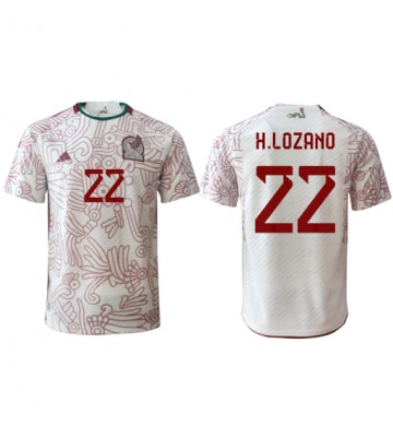 Mexico Hirving Lozano #22 Bortedrakt VM 2022 Kortermet